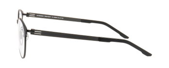 Auf diesem Bild sehen Sie die Korrektionsbrille 6031 von Prodesign Denmark in der Farbe Schwarz.